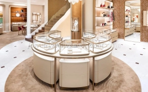 cartier jewelry display counter