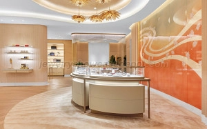 cartier jewelry display counter