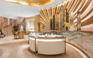 cartier jewelry display counter