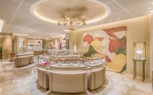 cartier jewelry display counter