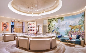 cartier jewelry display counter