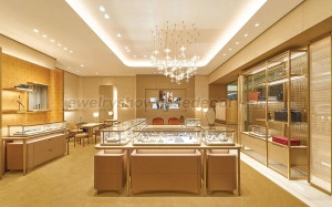 cartier jewelry display counter