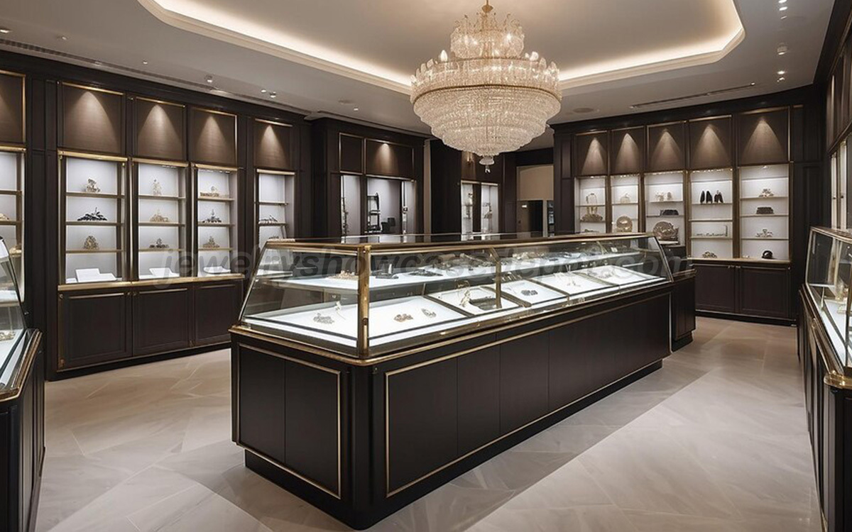 Luxury Jewelry Store Display Cabinet