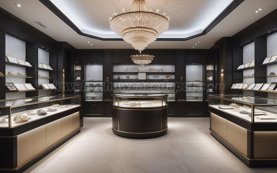 Luxury Jewelry Store Display Cabinet