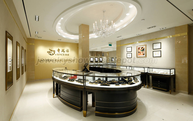 Laofengxiang Jewellery Shop Display Theken