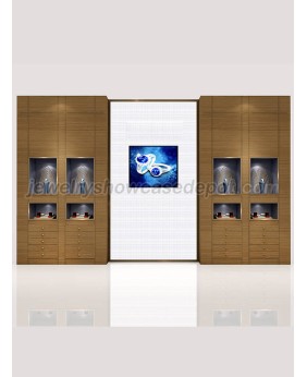 Creative Design Wooden Showcase For Wall Mounted Showcases