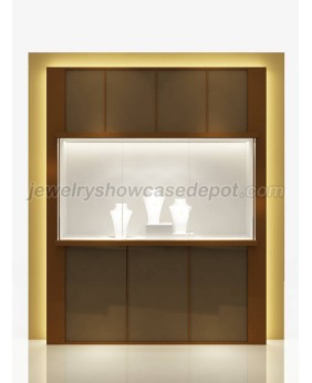 Custom Retail Design Jewelry Wall Display Case For Sale