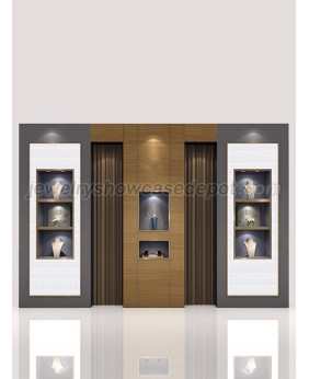 Innovative Design Jewelry Store Retail Wall Display Cabinets