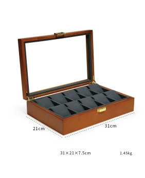 New Wooden Velvet Display Box for Watches