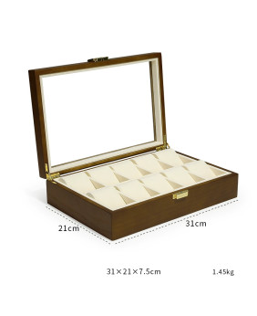 New Wooden Velvet Display Box for Watches