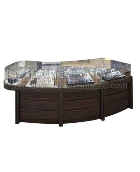 Luxury Design Wooden Glass Watch Display Cabinet