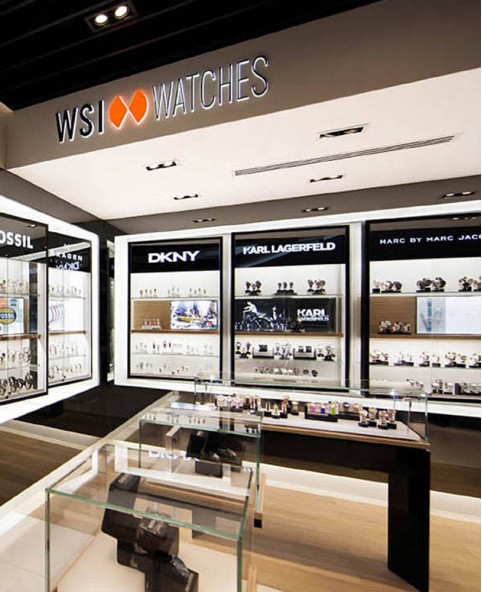 Luxury Retail Wooden Watch Shop Design