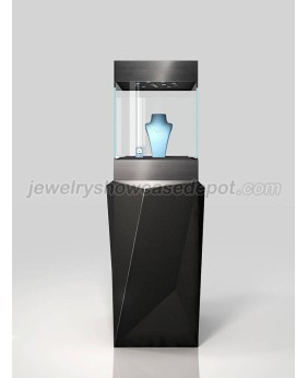 Custom Design Black Diamond Jewelry Display Cabinet