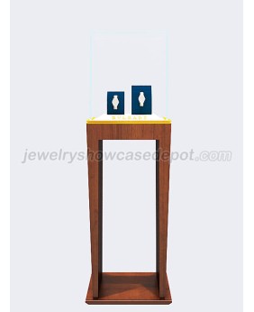 Luxury Floor Standing Wooden Jewelry Store Display Case