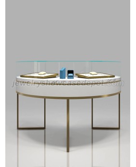 Luxury Modern Glass Top Jewelry Display Table Glass  Jewelry Display Showcase Designs