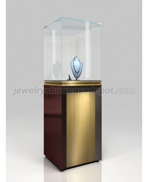 Luxury Floor Standing  Jewelry Display Pedestal Showcase