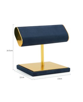 Luxury Metal Velvet T Bar Watch and Bracelet Display Stands For Sale
