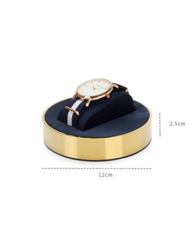 Plateaux d'affichage de montre en cuir noir en métal de luxe à vendre